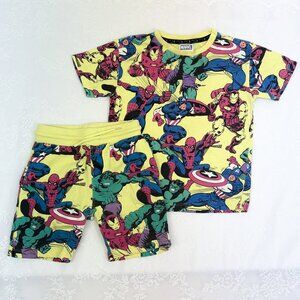 Marvel Superhero Outfit Boy's Two Piece Summer Playtime Set